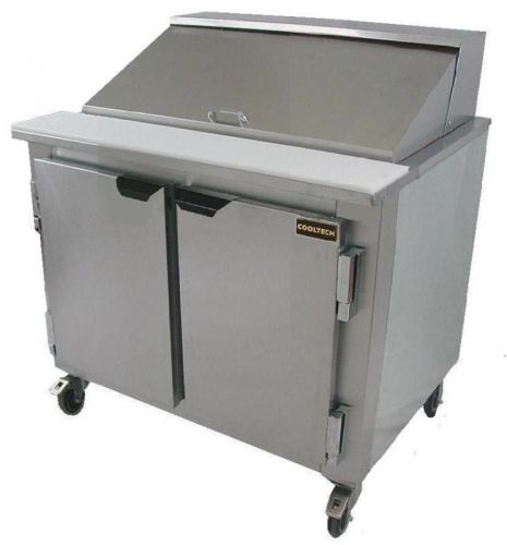Cooltech 2-door refrigerated sandwich salad prep table 36&#034; for sale