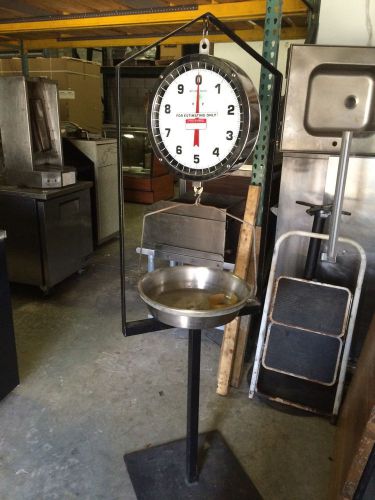 Mettler-toledo 30 lp produce hanging scale #2112 with stand for sale