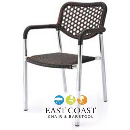 New commercial outdoor aluminum / plastic wicker chair, &#034;stella&#034; for sale