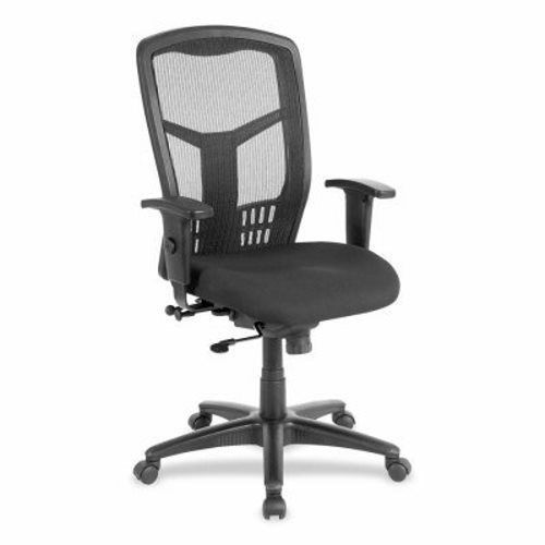 Lorell Exec High-Back Swivel Chair, 28-1/2&#034;x28-1/2&#034;x45&#034;, Black (LLR86205)