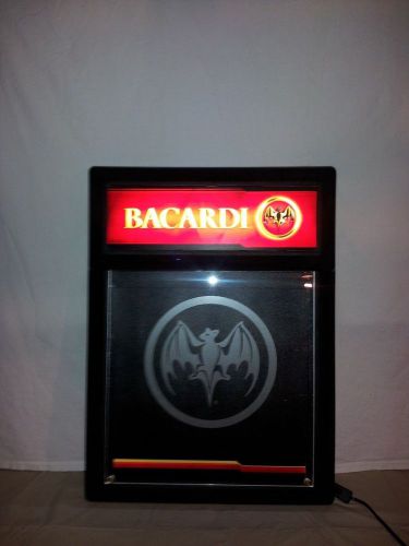 Bacardi menu board light dry erase board for sale