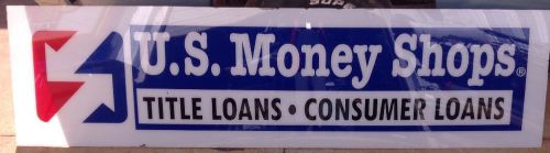 U.S.Money Shop Sign