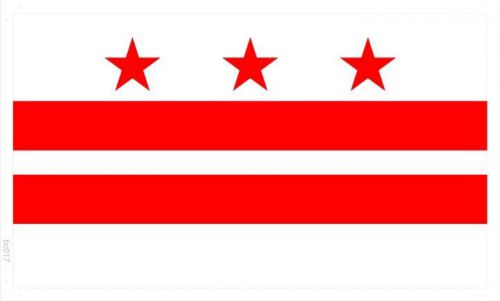 bc017 DISTRICT OF COLUMBIA FLAG (Wall Banner Only)