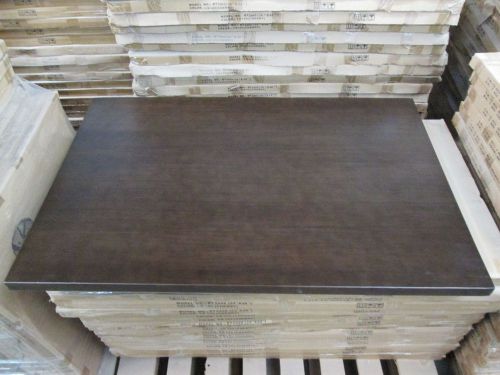 *new* 30x45 restaurant tabletops - dark walnut finish - heavy bamboo wood for sale