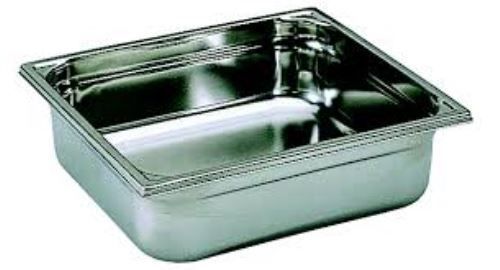 GN Steam Table Pan 2/3 Stainless Steel 2 pans (Matfer Bourgeat)