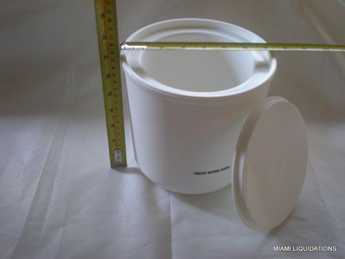 Coldmaster cold crock w/ coaster 2 quart carlisle cm1030-02  white for sale