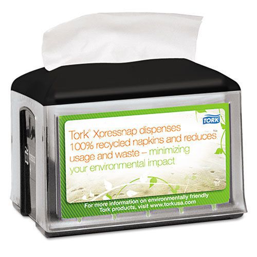 Tork Xpressnap Stand Napkin Dispenser Black. Sold as Each