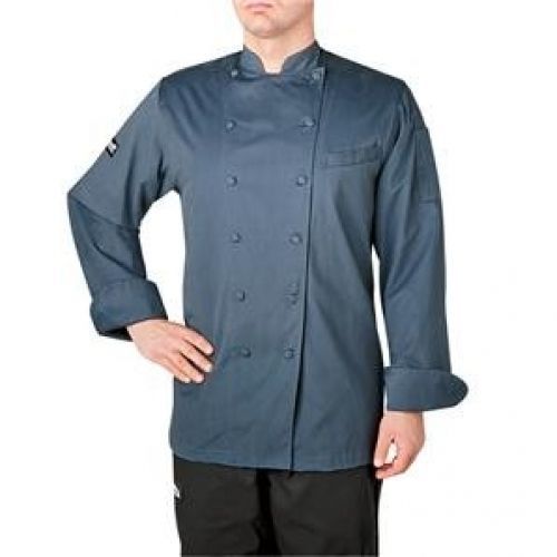 5070-BL Steel Blue Windsor Chef Jacket Size 5X