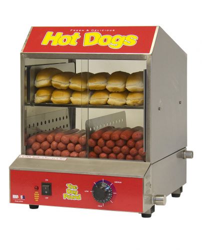 Hot dog steamer commercial cooker 60048 dog pound bun warmer machine for sale