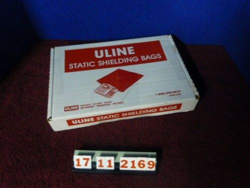ULINE BAGS S-1315 STATIC SHIELDING BAGS 100 COUNT