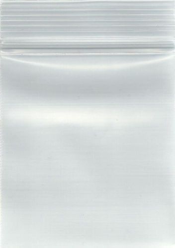2.5X3 4 MIL RECLOSABLE CLEAR ZIP LOCK POLY BAGS 500 PCS  SHIPS FROM THE U.S.A.