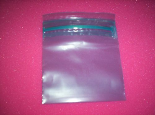 1,500 Plastic Resealble Zipper Bags, 4.5&#034; x 5.5&#034; , blue color