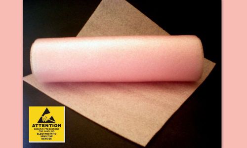 Packaging foam anti static for esd devices cpu&#039;s ic&#039;s pcb board 12&#034;x10 feet new for sale