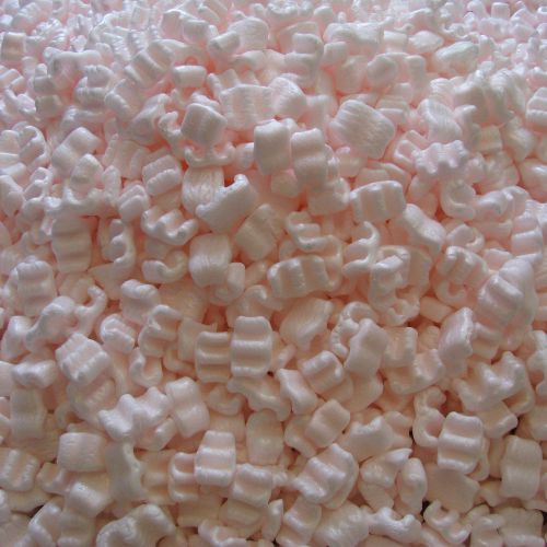 Pink anti static packing peanuts 20 liter free worldwide shipping supplies for sale