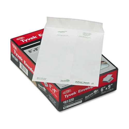 Tyvek mailer, side seam, 6 x 9, white, 100/box for sale