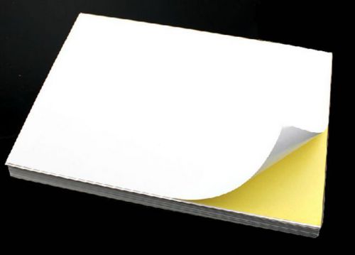 White 25 x A4 glossy Self Adhesive Sticker Paper Sheet Address Label 1st class