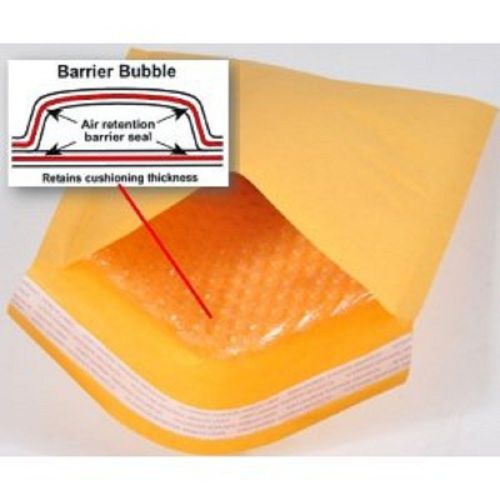 SuperPackage® 3000 #0 6.5 X 10 Kraft Bubble Mailers Padded Envelopes