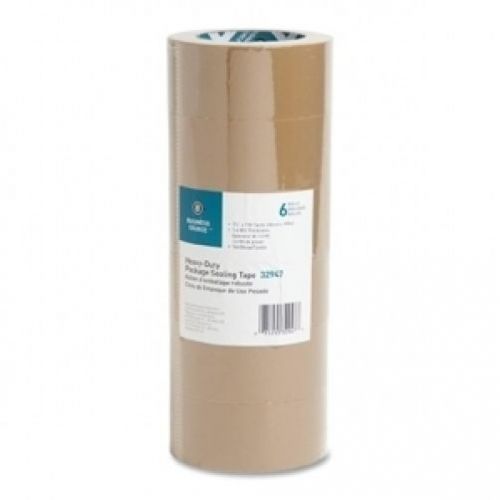 Btgo tape 1 roll 2&#034; x 110 yards (tan) packing carton box sealing for sale