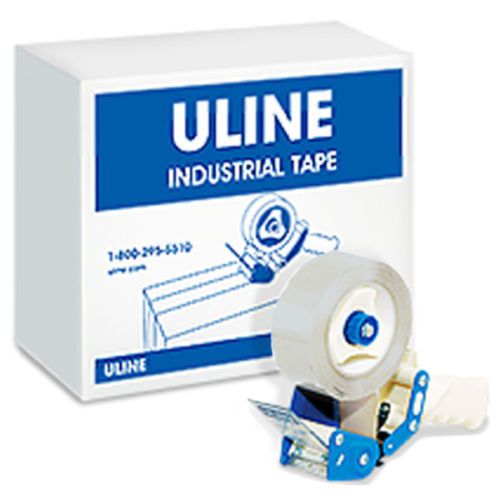 36 rolls uline clear packing tape 2&#034;x 55 yds. (165 ft) 2 mil for sale