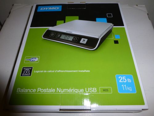 Dymo m25 digital usb postal scale, 25 lb, usb (nib) for sale