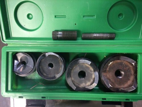 Greenlee 2 1/2-4inch Knock Out 4 total in case