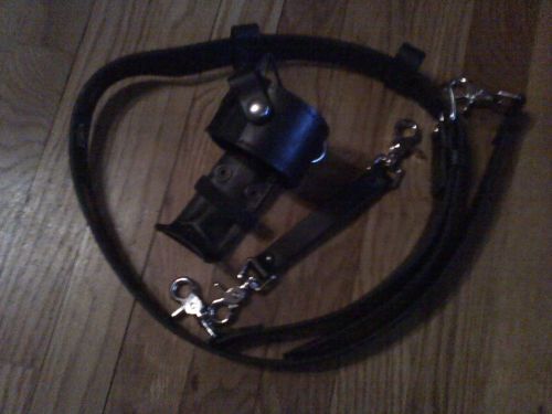 Boston Leather radio strap