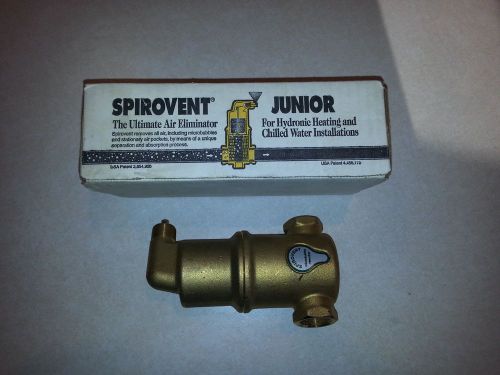 Spirovent Hydronic Boiler Air Eliminator Vent 3/4&#034; NPT Threaded
