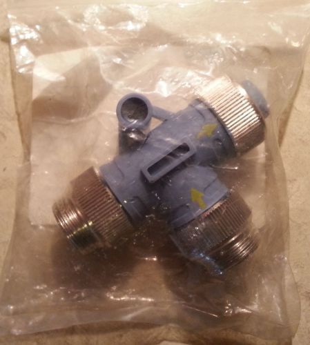 Turck rsm rkm 57 wsm 40 pst 3 way t connector *new* for sale