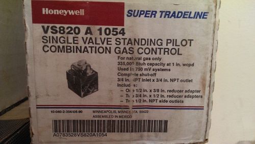 Honeywell vs820a1054 powerpile millivolt combination gas valve new!! for sale