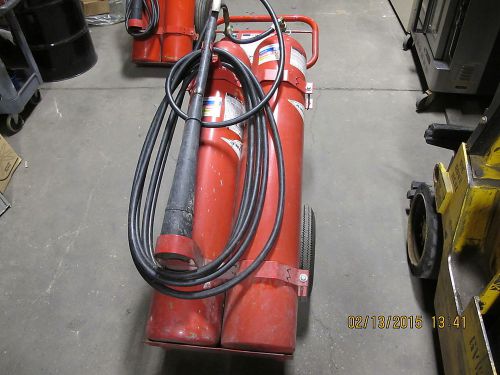 100 pound wheeled carbon dioxide extinguisher ul rating: 20b / c amerex 334 for sale