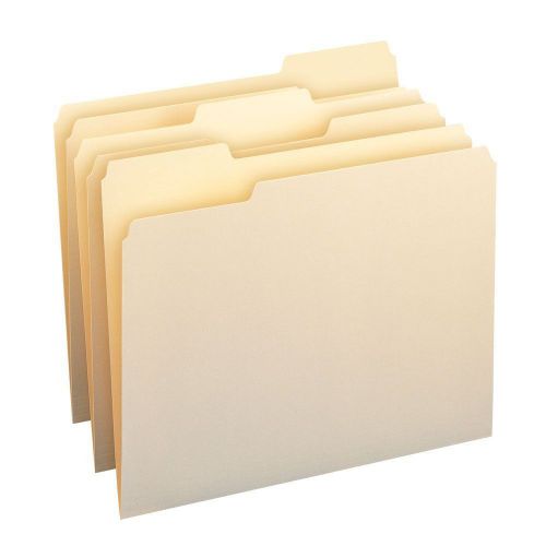 NEW 100 Pcs - Box File Folder 1/3-Cut Tab Office Scool File Your Documents