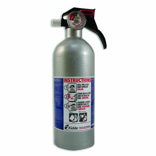 Kidde automotive 2 lb bc fire extinguisher w/ nylon strap bracket (disposable) for sale