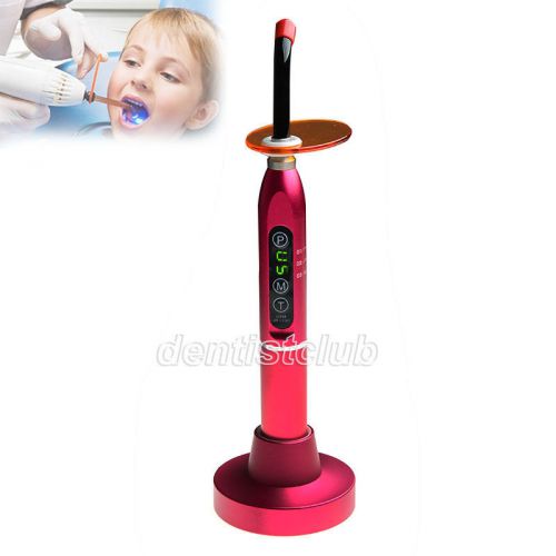 Hot sale dental new metal handle device big power led curing light red color for sale