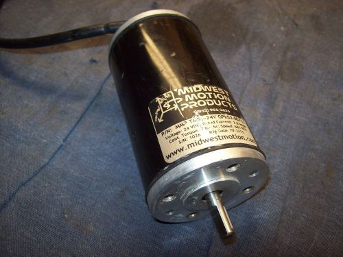 Mmp 24v dc motor 3.8 amp 4400 rpm 7 in/lbs torque for sale