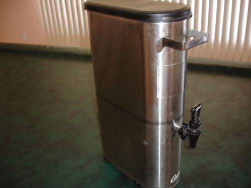 Curtis tcn  stainless steel 3.5 gal, narrow iced tea/coffee dispenser msrp $100+ for sale