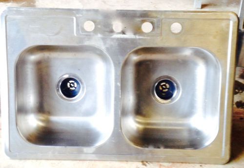 Double Stainless Steel Kohler Commercial Grade Sink