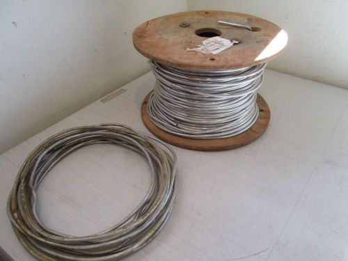 Partial role of #4 Solid Aluminium Wire Nearly 14 lbs with spool.
