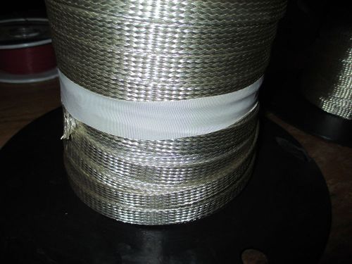 Wiremasters QQB575R36S0781 25/32&#034; Silver Plated Braided Wire Approx 140ft.+