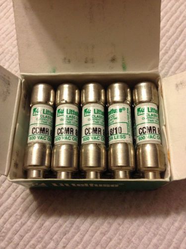 Lot of (10) -CCMR8/10 Littlefuse Class CC Fuse 600V, FREE SHIP,BEST DEAL