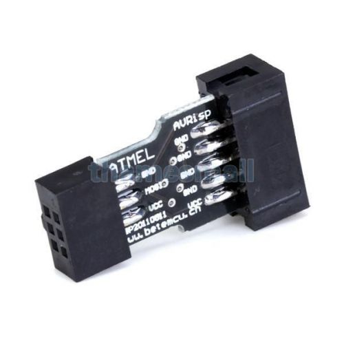 10 Pin to 6 Pin Adapter Board for AVRISP USBASP STK500 High Quality