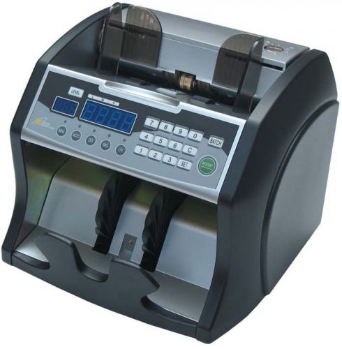 Bill Counter - Dual Counterfeit Detection: UV Reflection &amp; Magnetic Scanning