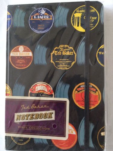 Ted Baker Notebook Journal Vinyl Record Collection Design Nwt
