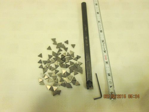 Kennametal 1/2&#034; x8&#034; boring bar w/inserts for sale