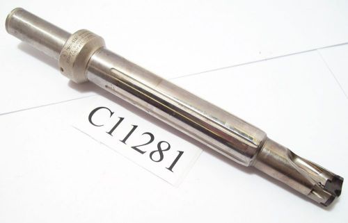 Iscar coolant-fed indexable head drill 7/8&#034; dia. shank (with insert) lot c11281 for sale
