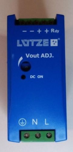 Lutze dra60-24a _ 722-754 24v dc din rail power supply for sale