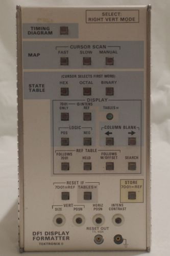 Used Tektronix DF1 Display Formatter Oscilloscope Plug-In Module Accessory