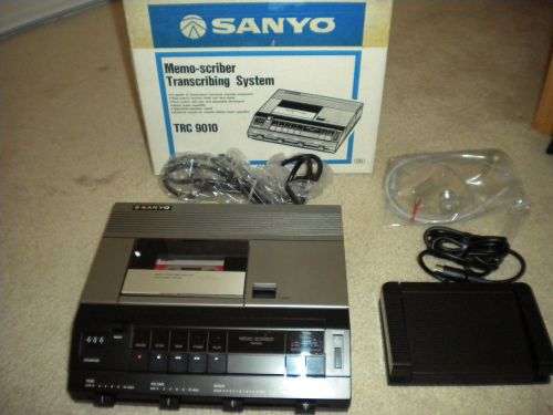 SANYO MEMO-SCRIBER TRANSCRIBING SYSTEM TRC9010