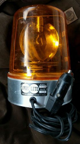 Tripp lite trippe model mv-2mag amber strobe light magnetic 12 volt lite for sale