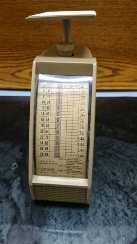 Vintage Douglas Homs 1960&#039;s POSTAL Letter Shipping SCALE 1st 3rd Airmail Postage