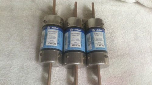 Lot of 3 littelfuse power gard frse #flnr 350 250 volt fuses~ used for sale